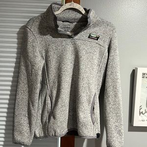 LL Bean half button Sweater pull over. Size xs